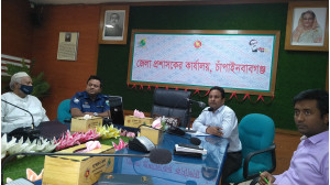 চাঁপাইনবাবগঞ্জে রবীন্দ্র-নজরুল জন্মজয়ন্তী উপলক্ষে প্রস্তুতি সভা