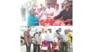 এরফান গ্রুপের আয়োজনে ৩ হাজার  শাড়ি-লুঙ্গি ও ৩ হাজার খাদ্য সামগ্রী বিতরণ