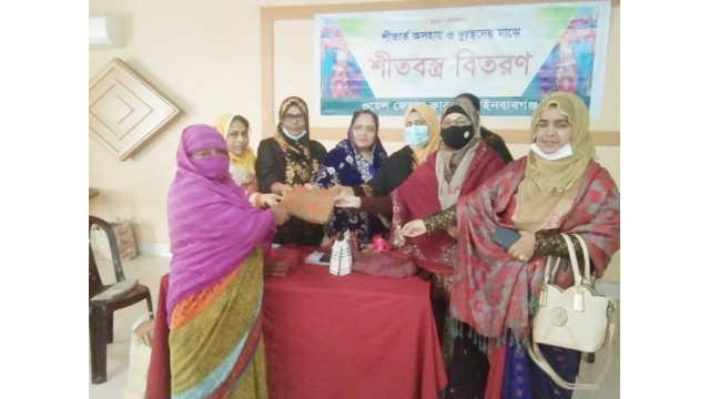 ওয়েল ফেয়ার ক্লাবের শীতবস্ত্র বিতরণ
