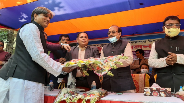 গোমস্তাপুর উপজেলা কৃষকলীগের সভাপতি শফি আনসারী-সম্পাদক ওবায়দুল্লাহ বাবু