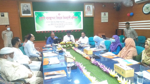 চাঁপাইনবাবগঞ্জে দুর্যোগ ব্যবস্থাপনা বিষয়ক দিনব্যাপী প্রশিক্ষণ
