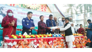 চাঁপাইনবাবগঞ্জে যথাযথ মর্যাদায় ঐতিহাসিক ৭ মার্চ পালিত