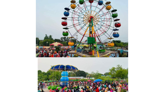 জোসনারা পার্কে বিনোদন প্রেমীদের উপচে পড়া ভিড়