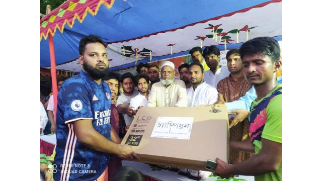 নজরুল ইসলাম স্মৃতি ফুটবল টুর্নামেন্ট (স্বাধীনতা কাপ ) ফাইনালে জাবড়ী কাজি পাড়া জাগরণী সংঘ চ্যাম্পিয়ন