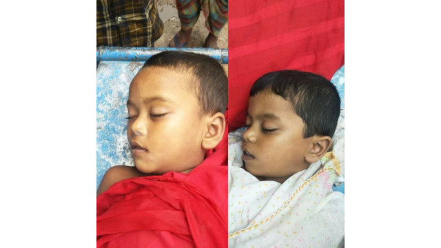 চাঁপাইনবাবগঞ্জে বাড়ির পেছনে ডোবায় পড়ে দুই শিশুর মৃত্যু