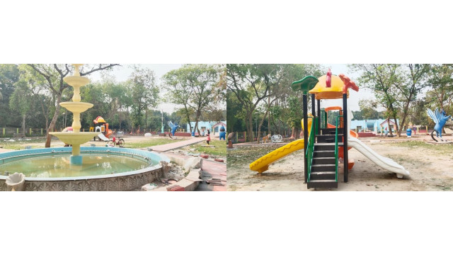 কোলাহল চিরে নির্মল বিনোদনে প্রস্তুত হচ্ছে চাঁপাইনবাবগঞ্জ কালেক্টরেট শিশুপার্ক-শিগগিরই উদ্বোধন