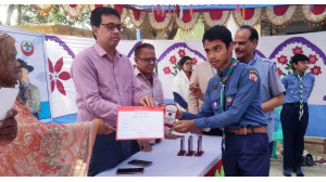 চাঁপাইনবাবগঞ্জে স্কাউট দিবসে চিত্রাঙ্কন প্রতিযোগিতা