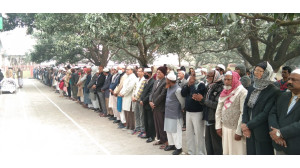 প্রবীণ সাংবাদিক ডিএম তালেবুন নবীর দাফন সম্পন্ন 