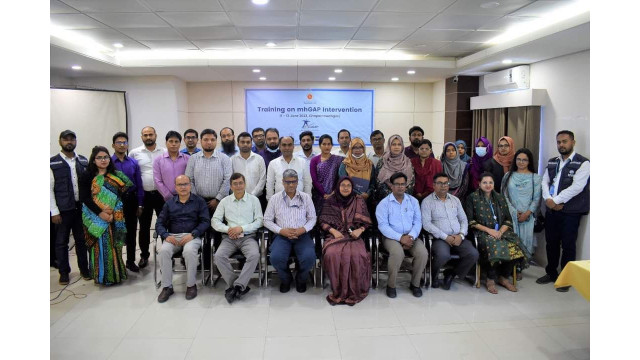 চাঁপাইনবাবগঞ্জে তিন দিনব্যাপী ট্রেনিং অন এমএইচজিএপি ইন্টারভেনশন অনুষ্ঠিত