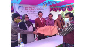 বিজয় দিবস উপলক্ষে বারঘরিয়া উদ্দীপ্ত এর  আলোচনা সভা ও শীতবস্ত্র বিতরণ