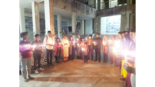 চাঁপাইনবাবগঞ্জে শিল্পকলা একাডেমীর আলোক প্রজ্জলন অনুষ্ঠান
