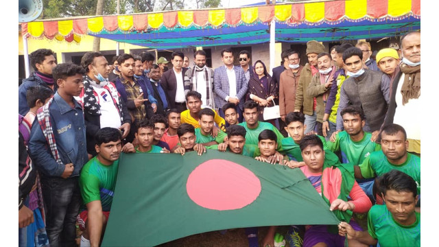 বীরশ্রেষ্ঠ শহীদ ক্যাপ্টেন মহিউদ্দীন জাহাঙ্গীর আন্ত-ইউনিয়ন ফুটবল টুনামেন্ট দ্বিতীয় রাউন্ডেরে খেলায় গোবরাতলা ইউনিয়ন জয়ী