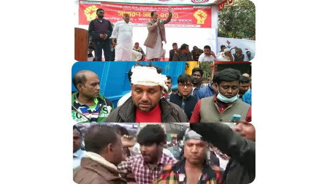 চাঁপাইনবাবগঞ্জ জেলা ট্রাক ট্যাংকলরী ও কাভার্ডভ্যান শ্রমিক ইউনিয়নের সাধারণ সভা-দুপক্ষের সংঘর্ষে ৮/১০ জন আহত