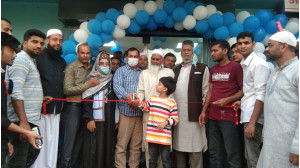 শিবতলা মোড়ে ইয়ামাহা   হোণ্ডা শো-রুমের উদ্বোধন