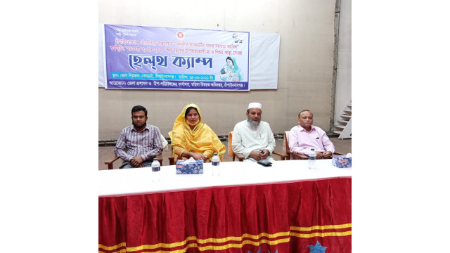 চাঁপাইনবাবগঞ্জে মা ও শিশু’র স্বাস্থ্যসেবায় হেলথ ক্যাম্প অনুষ্ঠিত
