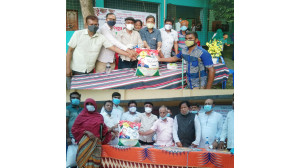 চাঁপাইনবাবগঞ্জ পৌরসভার ১০,১১,ও ১২নং ওয়ার্ডে এরফান গ্রুপের ঈদ সামগ্রী ও খাদ্যসহায়তা বিতরণ