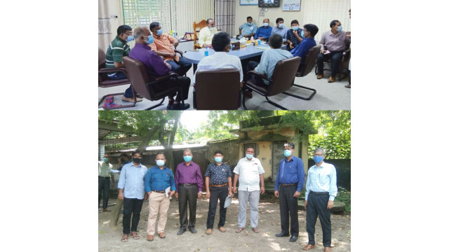 পৌর কসাইখানা আধুনিকীকরণ বিষয়ে মতবিনিময় ও পরিদর্শন