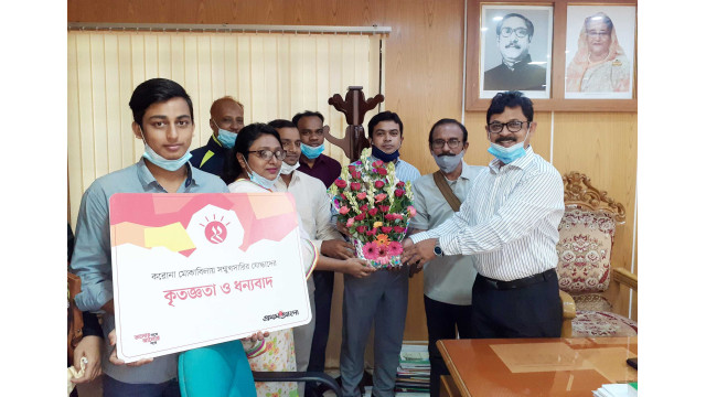 করোনা মোকাবিলায় সম্মুখসারির যোদ্ধাদের ধন্যবাদ ও কৃতজ্ঞতা জানালো বন্ধুসভার বন্ধুরা
