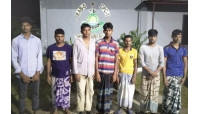 চাঁপাইনবাবগঞ্জে আটক ৭ জুয়াড়ি 