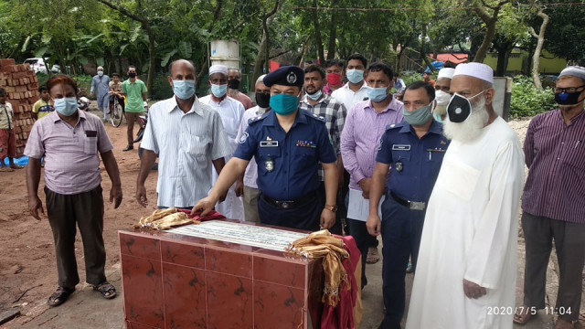 পুলিশ লাইনস্ সরকারি প্রাথমিক বিদ্যালয়ের ভবন নির্মাণ কাজের উদ্বোধন