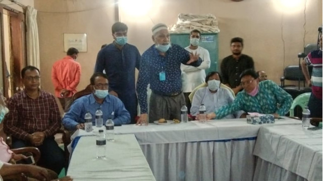 চাঁপাইনবাবগঞ্জ পৌর আওয়ামী লীগের ১৫টি ওয়ার্ডের সভাপতি-সম্পাদকের সাথে জেলা সভাপতি মইনুদ্দিন মণ্ডলের মতবিনিময়