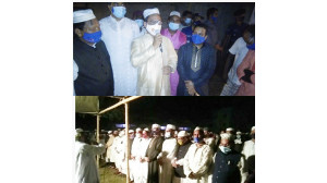 রাষ্ট্রীয় মর্যাদায় চিরনিদ্রায় শায়িত হলেন মঈনুদ্দীন মন্ডল