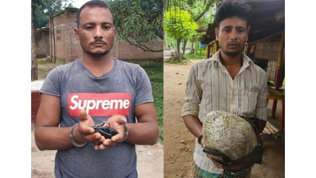 ডিবির অভিযানে ইয়াবা ও গাঁজাসহ আটক ২
