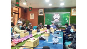 চাঁপাইনবাবগঞ্জে ডিজিটাল বাংলাদেশে ডিজিটাল ম্যারাথন ২০২১ উপলক্ষে মতবিনিময় 