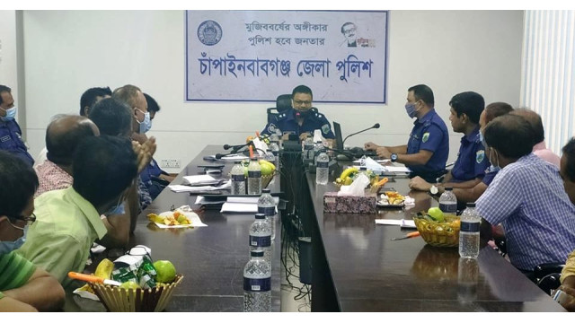 চাঁপাইনবাবগঞ্জে জেলার ৫টি উপজেলায় ১৩৬টি পূজা মন্ডপ - নিরাপত্তা নিশ্চিতে এসপির নির্দেশনা