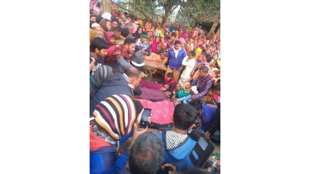 শিবগঞ্জে ধান বোঝাই ভুটভুটি উল্টে পানিতে পড়ে ৭ কৃষক নিহত