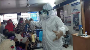 করোনা প্রতিরোধে ডাক্তার গোলাম রাব্বানীর সচেতনতামূলক প্রচারণা