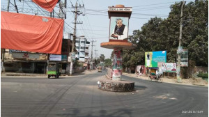 প্রথম দিনের লকডাউনে ফাঁকা চাঁপাইনবাবগঞ্জ শহর