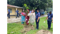 পুলিশ নারী কল্যাণ সমিতির বৃক্ষরোপণ