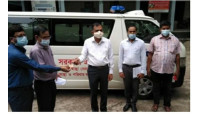 সদর হাসপাতালে  যোগ হলো নতুন আরেকটি অ্যাম্বুলেন্স