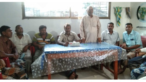 ১৪নং ধাইনগর ইউনিয়নে চেয়ারম্যান পদে মনোনয়ন প্রত্যাশী মতিউর রহমান মতির মতবিনিময়