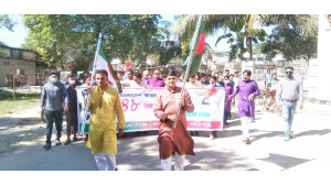 চাঁপাইনবাবগঞ্জে বর্ণাঢ্য আয়োজনে যুবলীগের ৪৮তম প্রতিষ্ঠাবার্ষিকী পালিত