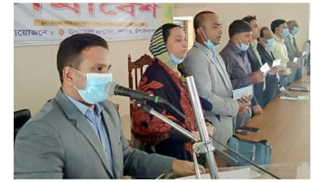 শিবগঞ্জে মাদক-বাল্যবিয়ে প্রতিরোধে সমাবেশ