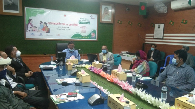 চাঁপাইনবাবগঞ্জে পরিবার কল্যাণ সেবা ও প্রচার সপ্তাহ উপলক্ষে অ্যাডভোকেসি সভা
