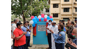 চাঁপাইনবাবগঞ্জ জেলা স্কাউটস ভবণ নির্মাণ কাজের উদ্বোধন
