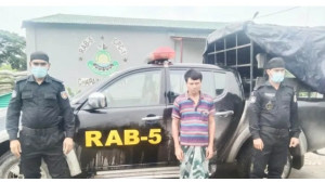 শাজাহানপুরে হেরোইনসহ র‌্যাবের হাতে আটক ১ 