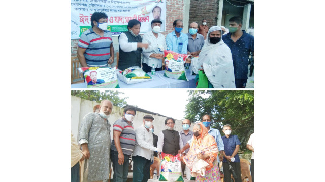 চাঁপাইনবাবগঞ্জ পৌরসভার ১,১৩ ও ১৪নং ওয়ার্ডে এরফান গ্রুপের ঈদ সামগ্রী ও খাদ্যসহায়তা বিতরণ