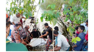 পৌর এলাকার চরমোহনপুরে পানিতে ডুবে একজনের মৃত্যু