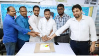 সোনালী ব্যাংক লি: গোমস্তাপুর শাখায় শেখ রাসেলের ৫৮তম জন্মদিন পালন