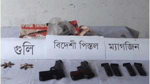 গোমস্তাপুরে বিদেশী পিস্তল ও গুলিসহ একজন গ্রেফতার