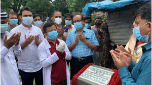 শিবগঞ্জে ১০টি দরিদ্র পরিবারের জন্য  গৃহ নির্মাণ কাজের উদ্বোধন 