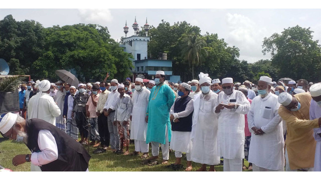 জেলা জাতীয় পার্টির সভাপতি নজরুল ইসলাম সোনার দাফন সম্পন্ন