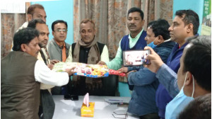 রহনপুর পৌরসভার নবনির্বাচিত পরিষদকে সংবর্ধনা 