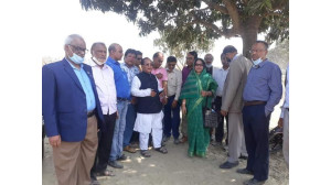 প্রধানমন্ত্রী  প্রতিশ্রুত পর্যটন কেন্দ্রের নির্মাণ কাজ পরিদর্শনে  আব্দুল ওদুদ ও জেসি এমপি 