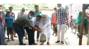 নামো রাজারামপুর নামোপাড়া ঈদগাহের বাউন্ডারি ওয়াল নির্মাণ কাজের উদ্বোধন