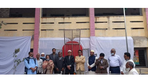 নামোশংকরবাটি কলেজে নবনির্মিত  শহীদ মিনার উদ্বোধন  